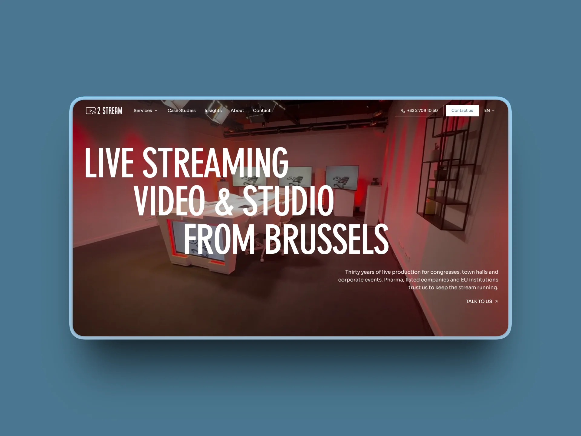 The 2 Stream website
