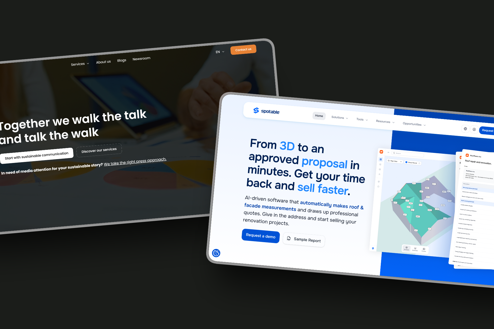 B2B authority website example