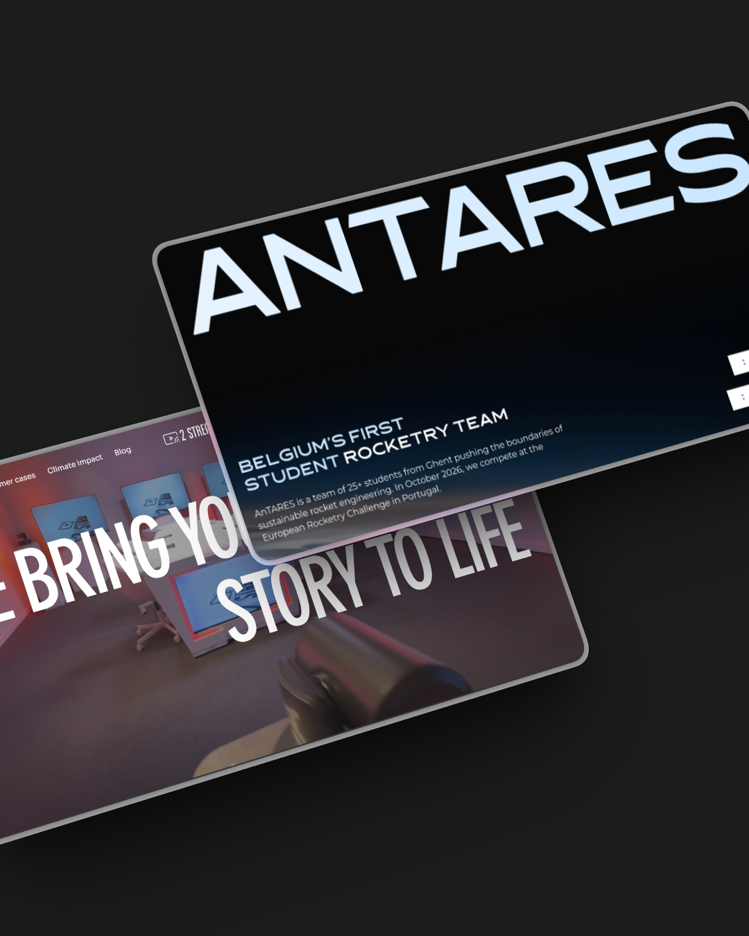 Example of authoritative website launch